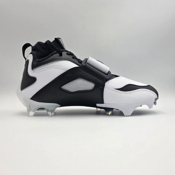 Nike Vapor Edge Air Diamond Turf 93 TD Size 8.5 Cleats HF5298-101 White Black main image 10